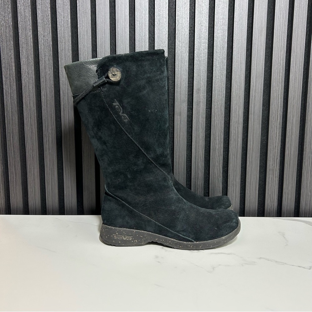 Teva montecito black suede boots